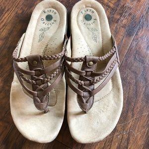 Earth Origins Braided Strap Supportive Sandals - Size 9.5